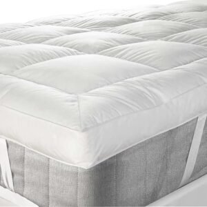 GmTEXTILES II II HOTEL QUALITY(Microlite) MICRO FIBER MATTRESS TOPPER THICK 5 CM, BOX STITCHED IN, ANTI ALLERGENIC Double
