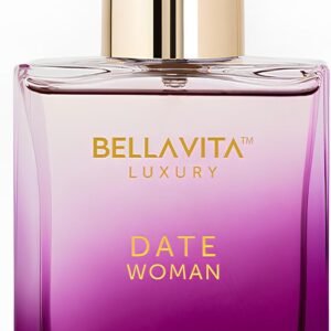 BellaVita Luxury DATE Perfume for Women | Long-Lasting Fruity & Spicy Fragrance | Notes of Pink Pepper, Red Fruit & Jasmine | Premium French Perfume for Women | Womens Vanilla Perfume, 100ml