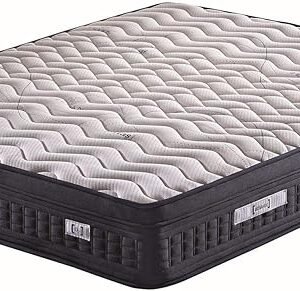 Yatas Bedding Athletic – 80x200 cm Bonell-Federkernmatratze, Härtegrad H3, 28 cm Höhe, Celliant™ Stofftechnologie, Atmungsaktiv & Ergonomisch, Optimale Unterstützung für Regeneration & Schlafkomfort