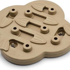 Outward Hound Nina Ottosson Dog Hide N' Slide - Interaktives Hundespielzeug für Leckerlis - Hellbraun