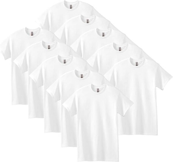Gildan Unisex Adult Heavy Cotton T-Shirt, Style G5000, Multipack