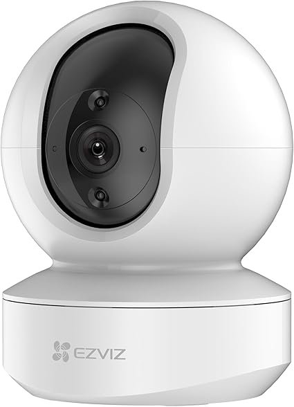 EZVIZ Indoor Camera No Monthly Fee, 256GB Supports, Baby Monitor Camera, Pet Camera. Motion Detection, Auto Tracking, Night Vision, Alarm, Two Way Audio, 2.4G Wifi, Alexa Google IFTTT Control(TY1 2MP)