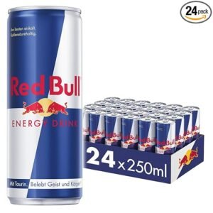 Red Bull Energy Drink, 24 x 250 ml, Dosen Getränke 24er Palette, OHNE PFAND