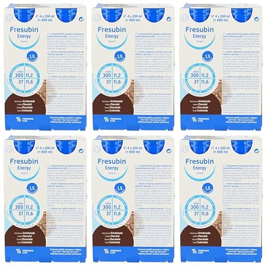 Fresenius Kabi Fresubin Energy Drink Schokolade Trinkflasche, 6 x 4 x 200 ml, 1er Pack (1 x 5,5 kg)