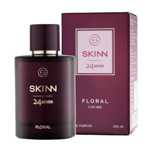 SKINN 24Seven Floral 100 ml Eau De Parfum | Perfume Spray for Every Occasion | Everyday Long-Lasting EDP with Intense Fragrance | Perfume for Women | Grooming Essentials