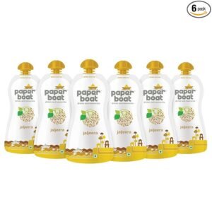 Paper Boat Jaljeera, Refreshing Summer Drink, No Added Preservatives and Colours (Pack of 6, 200ml each)